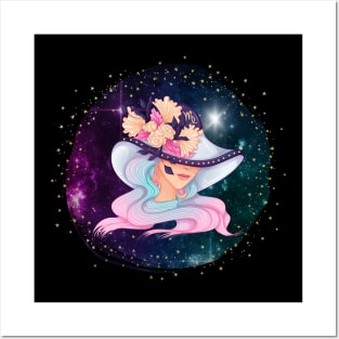 Virgo, Virgo girl, Zodiac Astrology stars horoscope love Posters and Art